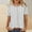 Gray, variant on Blmnix Striped T-Shirts for Women Cotton Graphic Top Gray Crew Neck Short Sleeve Plus Size Shirts for Women Under $10,XXL