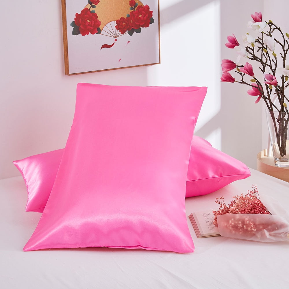Bedsure Satin Pillowcase For Hair and Skin Silk Pillowcase 2 Pack