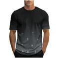 thumbnail image 1 of Camisetas de Manga Larga para Hombres, Camiseta Deportiva de Impresión Casual de Nueva Moda, Blusa de Cuello Redondo de Manga Corta, 1 of 9