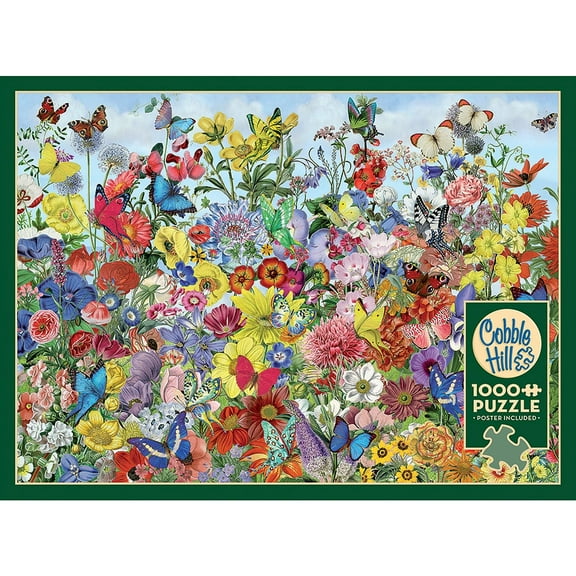 Cobble Hill Butterfly Garden 1000 Pc Puzzle