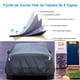 thumbnail image 2 of Cubierta de Coche con 6 Capas, Funda Completa de Auto Anti-UV a Prueba Arañazos Sol Viento Lluvia Protector Lona de Automóvil con Tira Reflectante Cremallera para SUV Honda Sedán, 525x195x185cm, 2 of 6