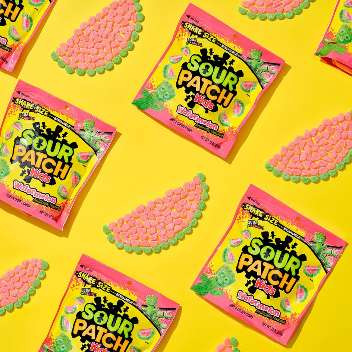 Sour Patch Kids Watermelon Soft Chewy Candy - 12oz - Pack of 2