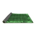 thumbnail image 2 of Ahgly Company Indoor Rectangle Abstract Emerald Green Modern Area Rugs, 2' x 4', 2 of 4