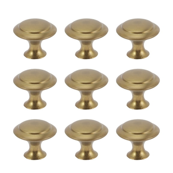 10 Pcs Dresser Pulls Cabinet Knob Round Door Drawer Handles Cupboard Drawers Steel