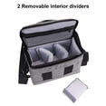thumbnail image 6 of Deago Single Shoulder Crossbody Compact Camera Bag Case Compatible for Canon Nikon Sony SLR DSLR Mirrorless Cameras and Lenses (Black), 6 of 9