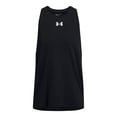 thumbnail image 2 of Camiseta sin mangas Under Armour Baseline Cotton para hombre, color blanco y negro, 2 of 3