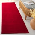 thumbnail image 2 of SAFAVIEH Loft Kalya Solid Machine Washable Runner Rug, Red, 2'3" x 7', 2 of 8