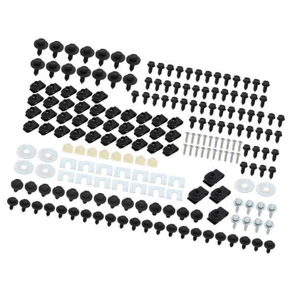 Front End Sheet Metal Hardware Kit for Chevrolet C10 1975 1982 Metal Black 1 Set