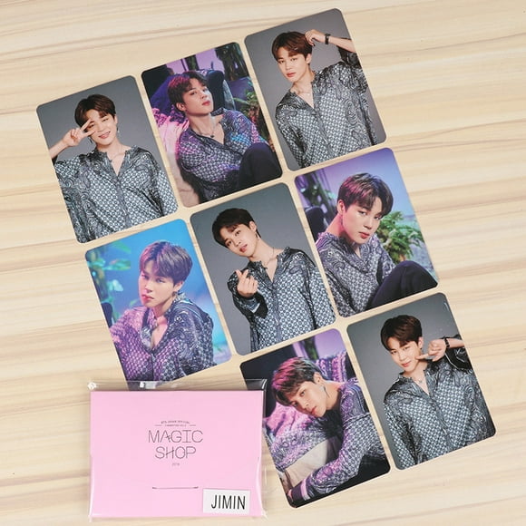 Gprince BTS 2019 Boutique Magique FANMEETING VOL.5 KPOP Mini Photocards Lomo Carte Carte Postale RM SUGA Jin J-Hope JiMin Jung Kook V ( Emballage Exquis )