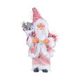 thumbnail image 1 of 9 Inch Standing Santa Claus Ornament  Holiday Decoration(Watermelon Red), 1 of 6