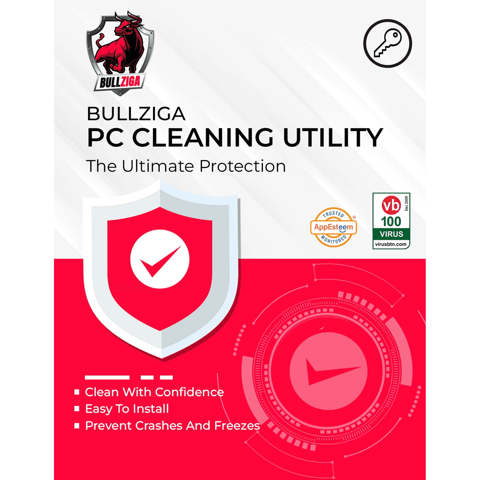 BullZIGA PC Cleaning Utility for Windows (PC Software) 1-Year | 1-Device (BullZIGA Antivirus Co)