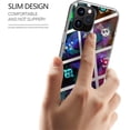 thumbnail image 2 of Phone Case Geometry Pro Max Dash 11 TPU 6 6s 7 8 12 13 Mini Clear 14 Scratch Water Drop Compatible with iPhone 6 Plus/6s Plus 5.5 Inch, 2 of 5