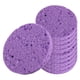 thumbnail image 1 of Esponjas faciales, discos limpiadores faciales, lavado facial, portátiles, esponja limpiadora facial para mujeres y niñas, esponja limpiadora Morado 10 piezas, 1 of 9