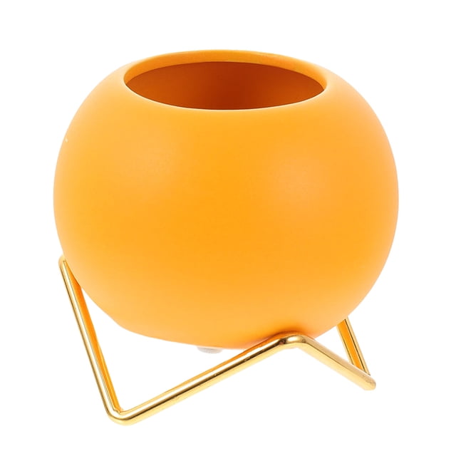MasteelfCA 1 Ensemble de Pot de Fleurs Rond Décoratif Petit Support de Fleurs Planteur de Succulentes