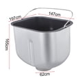 thumbnail image 3 of Suitable for bread maker bucket mixing bucket，non-stick liner and dough bucket, 3 of 10