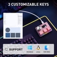 thumbnail image 4 of SayoDevice O3C Rapid Trigger Mini Keyboard Magnetic Switches Keyboard OSU Geometry Dash, 4 of 7