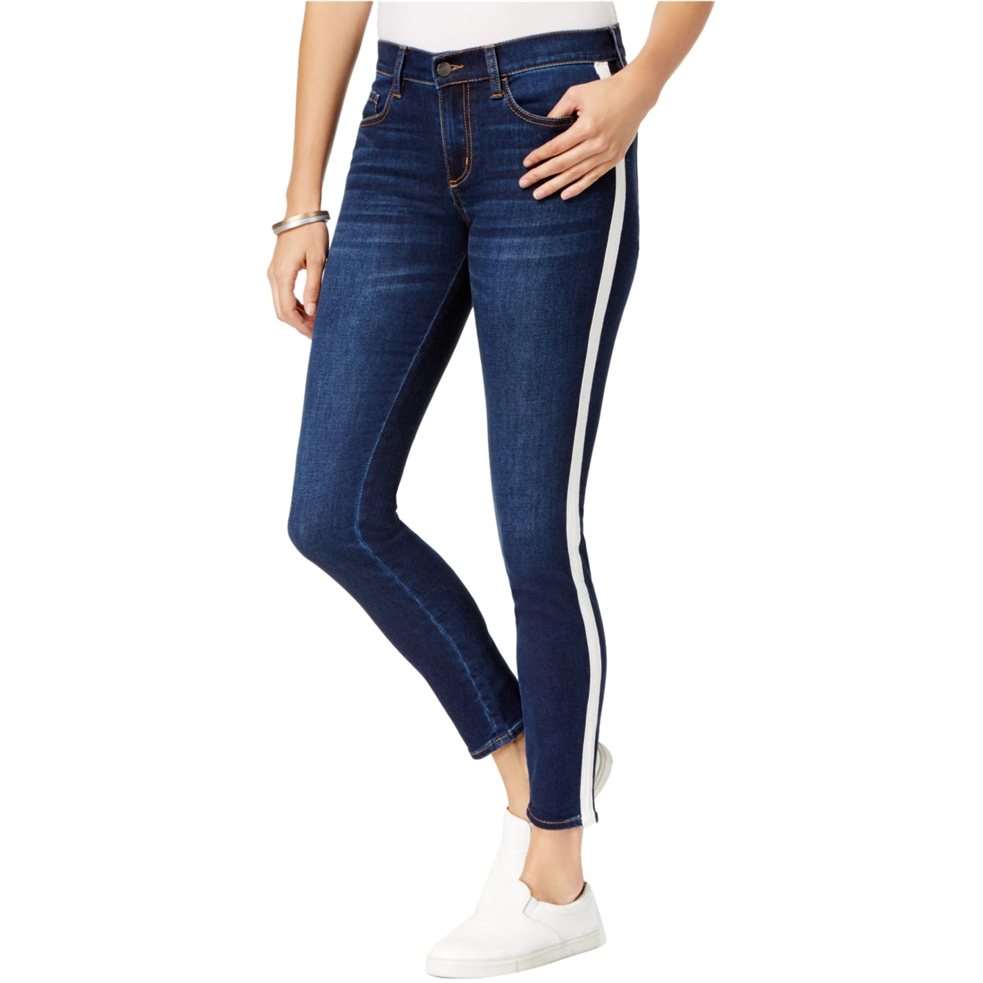 Buffalo Jeans - Buffalo David Bitton Womens Striped Skinny Fit Jeans, Blue, 30 - Walmart.com