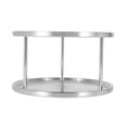 thumbnail image 2 of 2X Spice Rack Stainless Steel Organizer Tray 360 Degree Turntable Rotating 2 Stand, 2 of 5