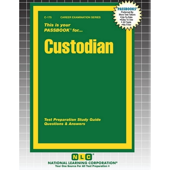 Career Examination Custodian, Book 175, (Paperback)