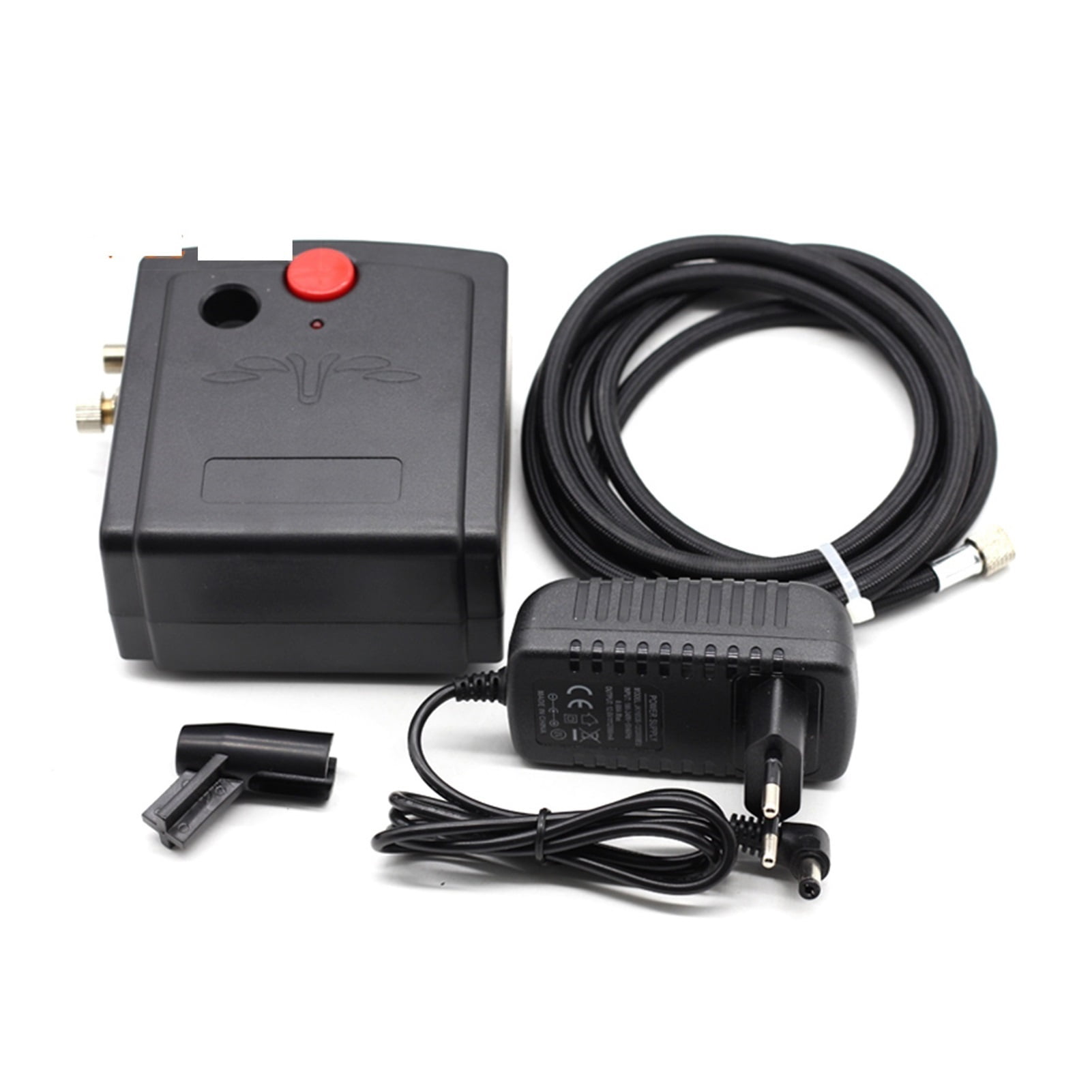 Airbrush Sets Gold 0.3mm Airbrush With Mini Compressor No Automatic Shutdown And Cleaning Tools Kits For Makeup Model Painting ,Versatile applications