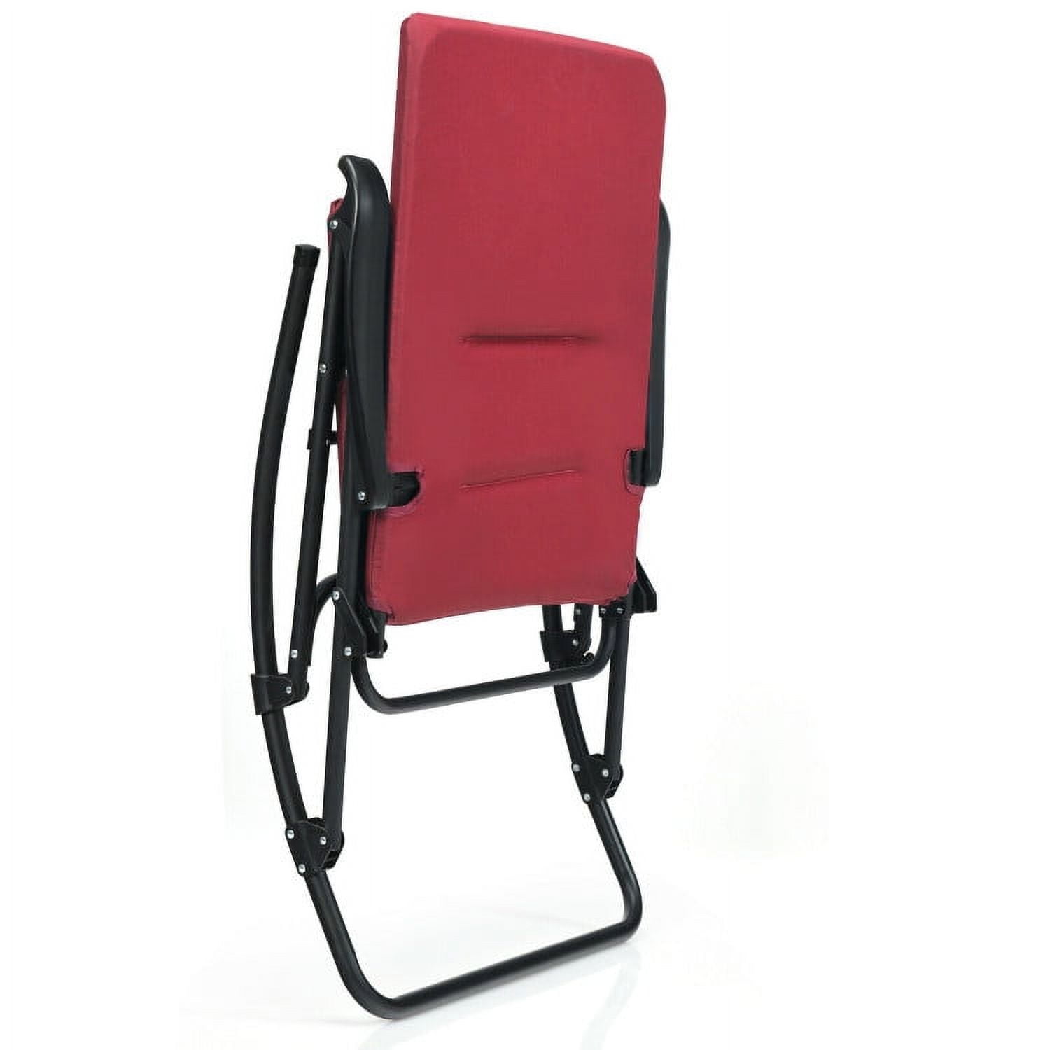 Aimee Lii Outdoor Zero Gravity Folding Lounge Rocker, Comfortable, Red