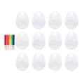 thumbnail image 3 of KLKCMS Foam Eggs Crafts Decorating with Color Pens for Handmade Spring Kindergarten 120MM, 3 of 9