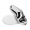 thumbnail image 3 of Daiia Leopard And Zebra 2 Print Women’s Fuzzy Slippers Memory Foam Lightweight House Shoes Cozy Loafer Flannel House Shoes-37/38, 3 of 7