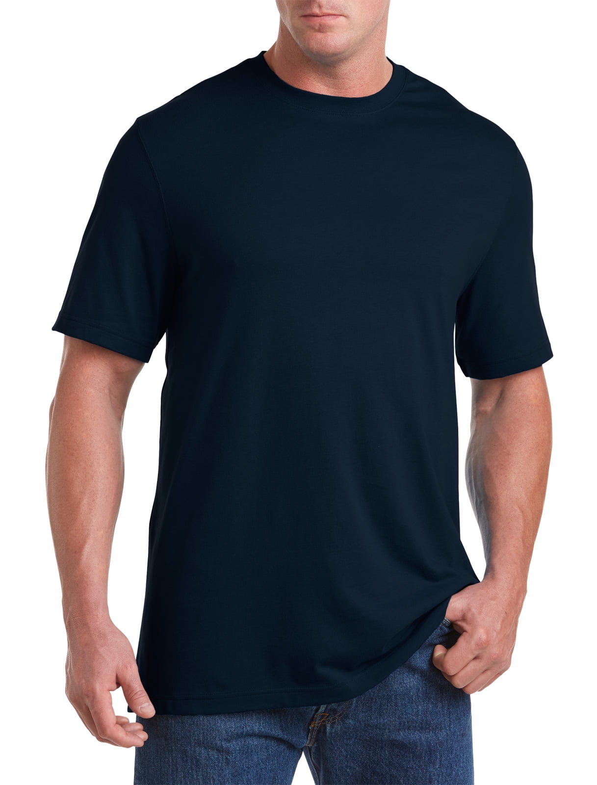 Harbor Bay by DXL Big and Tall Men's Wicking No Pocket T-Shirt ...