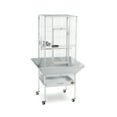 thumbnail image 5 of HomeStock Mid-Century Marvel Bird Cage with Retro-Inspired Design, Durable Construction, Spacious Interior, and Elegant Finish for Stylish-Color:Pewter White, 5 of 5