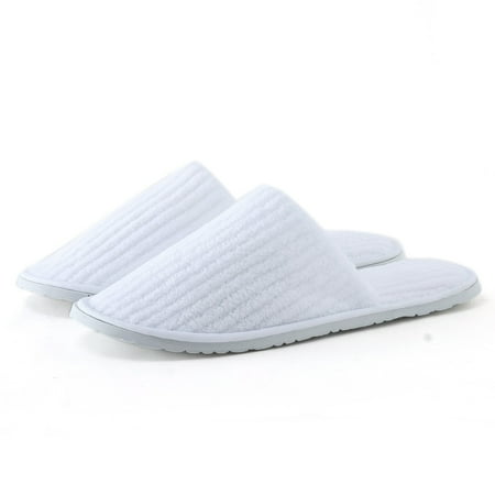 

Men And Women Disposable Slippers Hotel Home Stay Coral Velvet Antiskid Sole Disposable Cotton Slippers