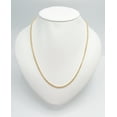 thumbnail image 2 of Brilliance Fine Jewelry 10K Yellow Gold Adult Franco Chain 22", 2 of 9