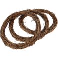 thumbnail image 1 of Natural Wreath 25/30cm Diameter Retro Christmas Rattan Wreath Rings Braided Wreath DIY Hand-Woven Grapevine Vines Wreaths Crafts, 1 of 7