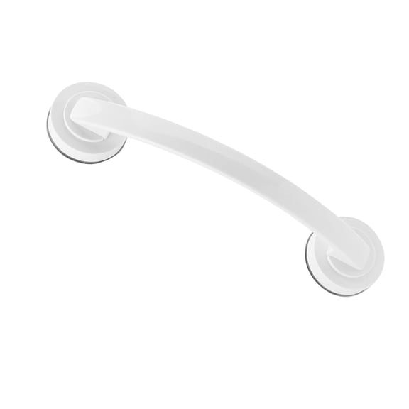 LIOOBO White Grab Bars for Bathroom Tub Grab Bars for Seniors ABS Wall Mounted 1Set