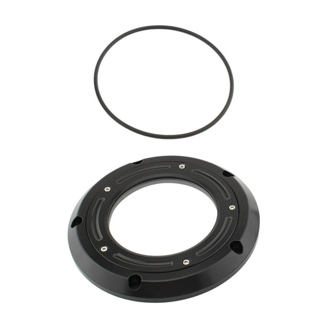 Cubierta Derby de embrague para motocicleta, suministros de piezas de repuesto para Fld Flhrs Custom Flstf Flhr Road Negro
