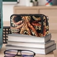 thumbnail image 6 of MUOOUM Pencil Case, Vintage Octopus Tentacles Print Large Capacity Pencil Pouch Stationery Pen Bag, 6 of 7