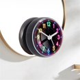 thumbnail image 5 of 2 pack Waterproof Bathroom Shower Clock with Large Suction Cup - Silent, Water Proof, Battery Operated Wall Clock for Toilet, Kitchen, Bedroom (Black,Battery not included), 5 of 5