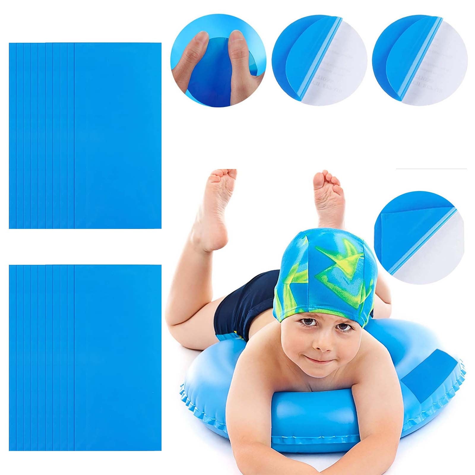 jsaierl SelfAdhesive PVC Pool Patch Repair Kit Vinyl Inflatable Pool