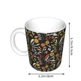 thumbnail image 2 of Yiaed Daisies Flowers Print Ceramics Coffee,Large Handle Design,Extra Large Tea and Coffee Cup for Office and Home Mugs, 2 of 6