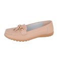 thumbnail image 2 of Boulevard Womens Tassel Action Leather Loafers, 2 of 4