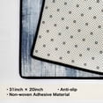 thumbnail image 6 of Modern Abstract Kitchen Mat 31"x20" Non Slip Soft Plush Low Profile Kitchen Rug, Textured Sink Mat for Laundry Room Bedroom Office, 6 of 6