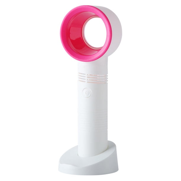 JShteea Ventilador Portátil Sin Aspas Mano Escritorio Verano Mini Refrigerador (blanco)