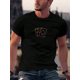thumbnail image 1 of Camisetas Manfinity para hombre, cuello redondo, manga corta, estampadas, informales, sencillas, de poliéster, para verano., 1 of 6