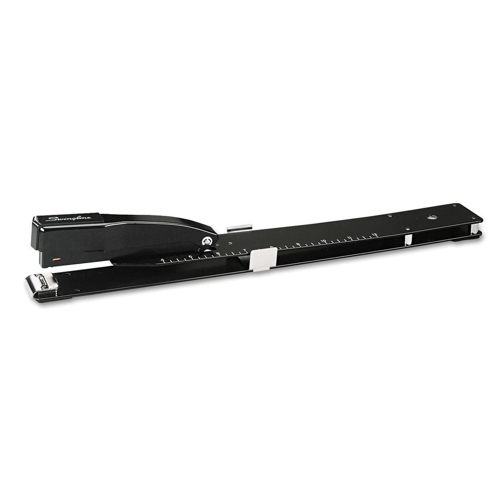 Swingline Long Reach Stapler, 12" Reach, 20 Sheets, Black