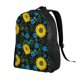 thumbnail image 2 of Fotbe Sunflowers And Blue Flower Mochila de Viaje para Laptop, Mochila Ejecutiva Delgada y Resistente 15.6", 2 of 8