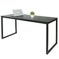 thumbnail image 6 of FASCK 47 Inch Modern Laptop Computer Desk Office Table PC Laptop Study Writing Desk Black, 6 of 8