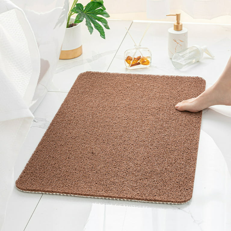 Household Bathroom Non-slip Mat Bathing Waterproof PVC Floor Mat for Bathtub  Toilet 