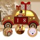 thumbnail image 4 of Fiudx Ofertas Flash Artículos En Oferta Calendario De Adviento Iluminado Con forma De Coche, Calendario De Cuenta Atrás De Navidad, Calendario De Madera De Navidad, 4 of 6