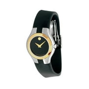 Movado Ladies Black Rubber Strap Echelon