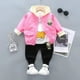 thumbnail image 1 of 3PCS Baby Boys Conjuntos de ropa Ropa para niños Chaquetas para niñas Abrigo + Niños Camiseta de manga larga + Pantalones deportivos Trajes Pantalones para niños pequeños100-L (85-95 CM) Gao Jinjia LED, 1 of 2