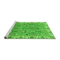 thumbnail image 2 of Ahgly Company Machine Washable Indoor Rectangle Oriental Green Traditional Area Rugs, 3' x 5', 2 of 4